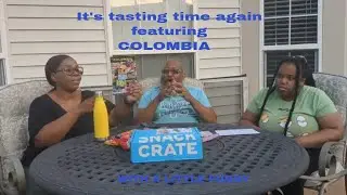 #SNACKCRATE Unboxing and tasting August/#Columbia #seasonedbeauties