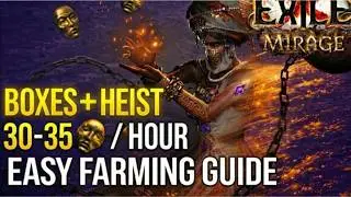 30+D/Hour With Strongboxes, Printing Scarabs And Blueprints FULL GUIDE - [POE 3.28] MIRAGE