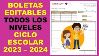 Soy Docente: BOLETAS EDITABLES TODOS LOS NIVELES CICLO ESCOLAR 2023 – 2024
