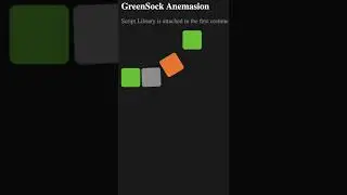 Javascript Animation Using GreenSock #javascript #greensock