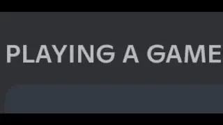 Playing a game