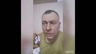 Кадры с допроса пленного оккупанта.  Он подтвердил, что они заходили на территорию Украины