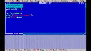 program for finding factorial of number