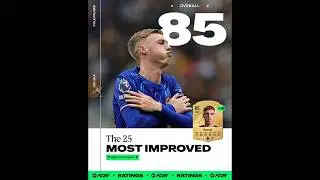 Top 25 Biggest Rating Upgrades In EA Sports FC 25