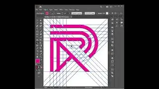 Monogram letter R Logo Design #shorts #illustrator #tutorial