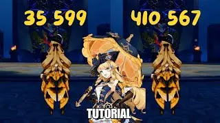 F2P C0 NAVIA WEAPON F2P 400K GUIDE NUKE BUILD [GENSHIN IMPACT]