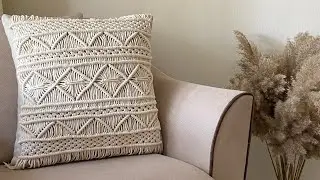 MAKROME KIRLENT YAPIMI / HOW TO MAKE MACRAME PILLOW