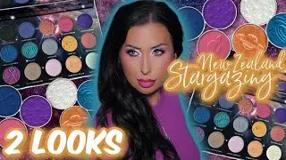 NOMAD COSMETICS NEW ZEALAND STARGAZING PALETTE | 2 LOOKS & SWATCHES