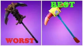 RANKING EVERY EPIC PICKAXE IN FORTNITE FROM WORST TO BEST