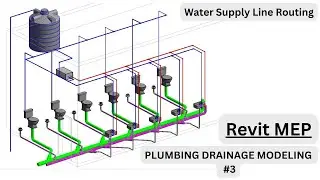 Revit Plumbing Drainage Modeling PT3 | Revit MEP | 