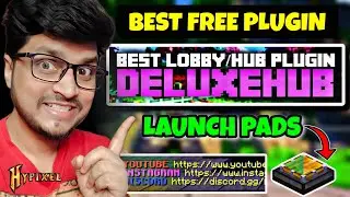How To Setup Deluxe Hub Lobby Plugin | Best lobby Plugin for Minecraft Server Tutorial