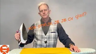 Hoe strijk je je cv glad?