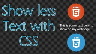 Show Some Lines of Text and Hide More in CSS @webexpert9015
