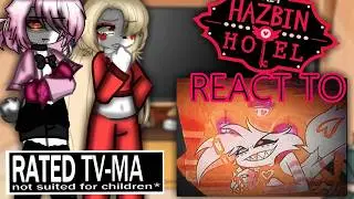 Hazbin Hotel react to Poison | FW | Angst