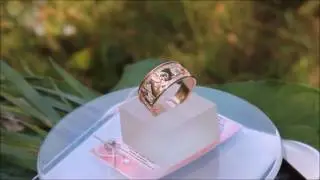 Кольцо Счастье( с 7 символами удачи)