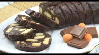 ВКУС ИЗ ДЕТСТВА ! Очень шоколадная и нежная чайная колбаса за 10 минут.