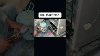 Air conditioning leaking repair 