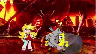 Mugen Request Panty Anarchy, Drunky & Spongebob vs Giygas