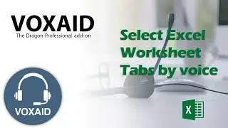 VoxAid | Selecting Excel Worksheet Tabs using VoxAid voice commands.