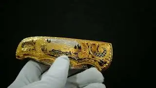Нож складной "Охота на зайца" z7786