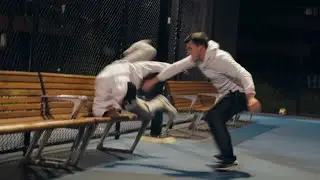 Ben Carter vs Elliot Joseph - Practice Fight | Basketball Court, Hood Film Fight Scene