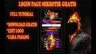 Login page for FREE Premium Hotspot Mikrotik Wifi keren - Moving Image Feature