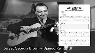 Sweet Georgia Brown - Django Reinhardt (Transcription)