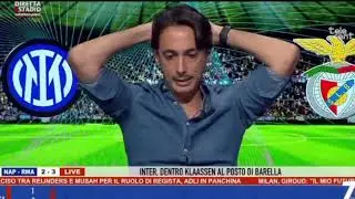 Inter Benfica 1-0 telecronaca Filippo Tramontana