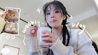 weekly vlog / 台中工作+滿滿的咖啡廳特輯、哥哥韓國代購開箱、訂機票要去...?✈️