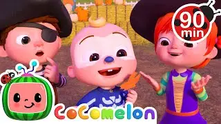 Laughing and Playing at the Pumpkin Patch | Cocomelon Nursery Rhymes 🚍🍉| Colors For Kids 🌈🏳️‍🌈