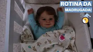 ROTINA DA MADRUGADA DA LUNA - A FRALDA DELA VAZOU! 💧😓