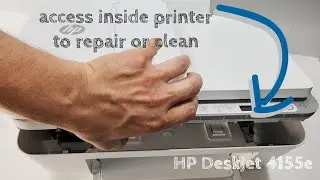 How to Access Inside HP DeskJet 4155e Printer