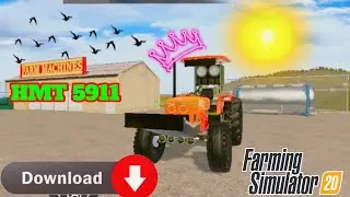 Fs 20 new HMT 5911 turbo 💥 Full modified Indian tractor | Fs 20 Indian tractor mod