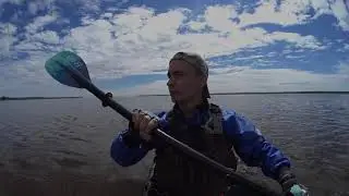 Каякинг на Камском вдхр., Иньвенский залив, возле Майкора.