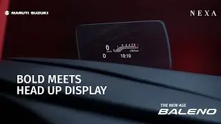 The New Age Baleno with Head Up Display