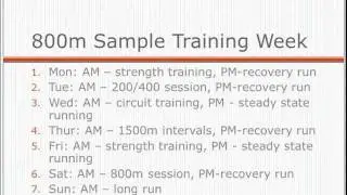 800 meter training program