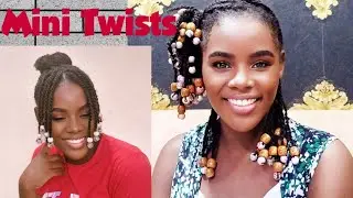 A PROTECTIVE STYLE YOU WILL NEVER GOT OVER WITH.... LOOSE MINI TWISTS (DIY)
