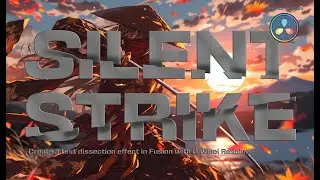 DaVinci Resolve: Text Slash Effect