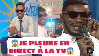 Mon passage à Midi Première sur #Gabon1ère, je pleure en directe à la TV😱😱 - #Junior_lebeau