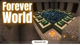 How to Find the End Portal - Minecraft Forever World - Episode 06
