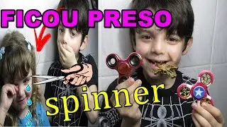 GASTEI 200 REAIS IN FIDGET SPINNER! FIDGET SPINNER WAS PRESSED IN THE HAIR