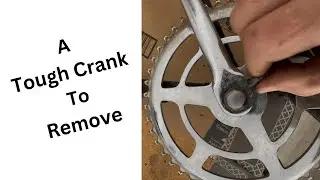 Removing 60's Bike Crank That Has Bolted Pin