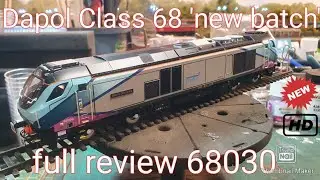 Dapol Class 68 (new batch) full review TPE 68030 Black Douglas