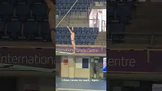 I think I broke my coach... again 😭 #diving