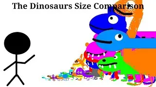 The Dinosaurs Size Comparison