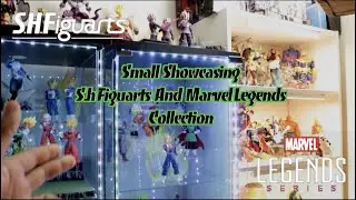 Small Showcasing S.h Figuarts and Marvel Legends collection DBZ Avengers, Spiderman Legends And More