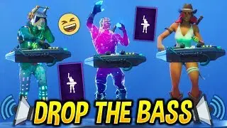 *NEW* Drop The Bass Emote With Popular Fortnite Skins..!