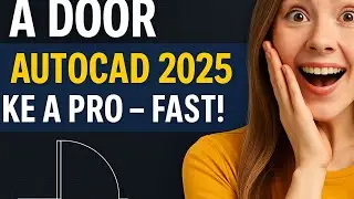 Learn to Draw a Door in AutoCAD 2025 Like a Pro – FAST!