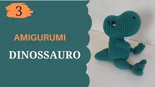 Dinosaur Amigurumi Tutorial (Part 3)