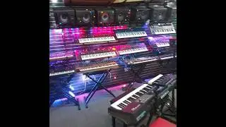 E Da Sound God visiting Chuck Levins Music Store